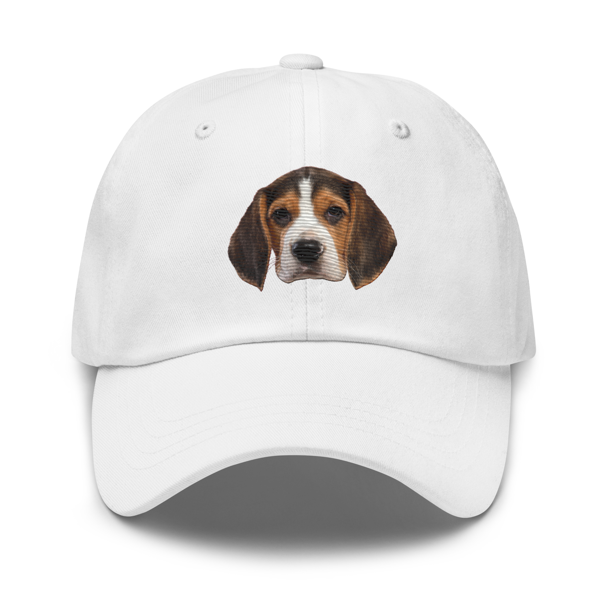 Custom Embroidered Pet Portrait Dad Hat - Full Color